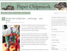 Tablet Screenshot of paperchipmunk.com